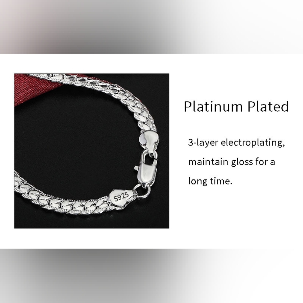 Sterling silver necklace - Picture 5 of 8